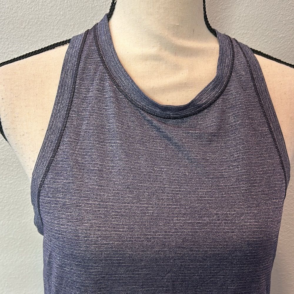 Lululemon Cool Racerback Blue Tank Top Size 8 - Picture 2 of 10